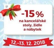 -15% na kancelářské stoly, židle a nábytek