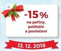 -15% na peřiny, polštáře a povlečení