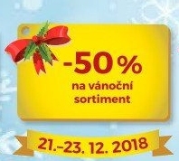 -50% na vánoční sortiment