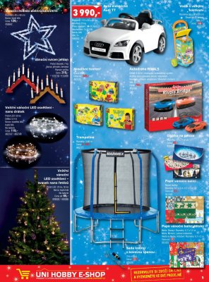akční leták UNI HOBBY 13.12.2018-31.12.2018