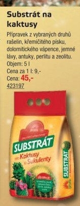 Substrát na kaktusy Profík Forestina