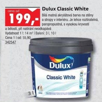 Interiérová barva Dulux
