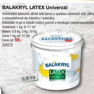 Barva Latex Balakryl