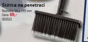 Penetrační štětka hranatá