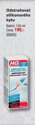 Odstraňovač silikonového kytu HG