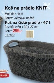 Koš na prádlo Knit Curver