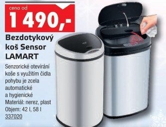 Bezdotykový koš Sensor Lamart