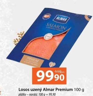 Uzený losos norský Almar Premium
