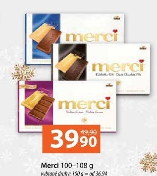 Čokoláda Merci