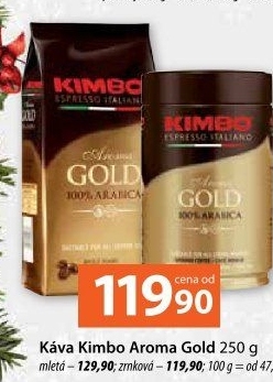 Mletá káva Aroma Gold Kimbo