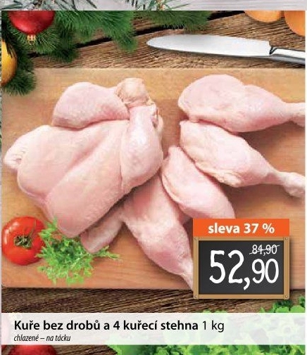 Kuře + 4 kuřecí stehna