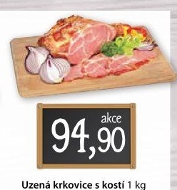 Uzená krkovice s kostí