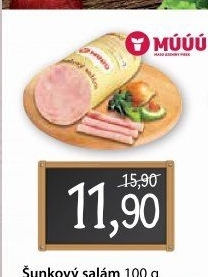 Salám šunkový Maso uzeniny Písek