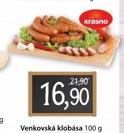 Venkovská klobása Krásno