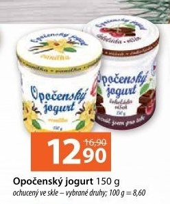 Jogurt ochucený Opočenský Bohemilk
