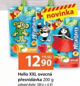 Ovocná kapsička Hello