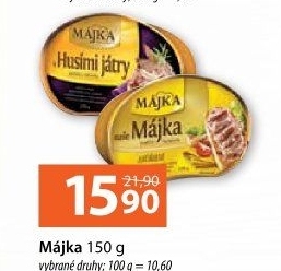 Paštiky Májka