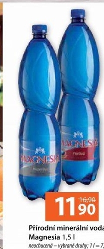 Přírodní voda Magnesia