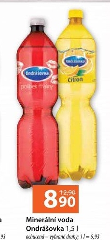 Voda ochucená Ondrášovka