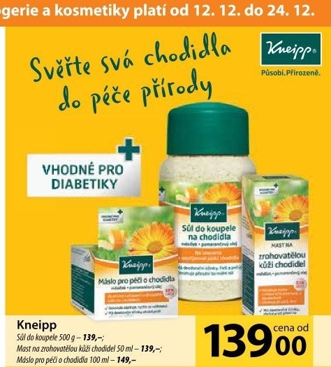 Sůl do koupele Kneipp