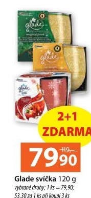 Vonná svíčka Glade by Brise