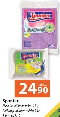 Houbička na teflon Flash Spontex