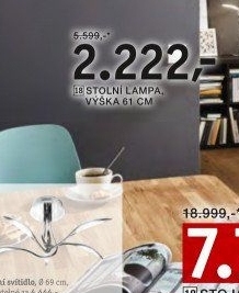 LED STOLNÍ LAMPA