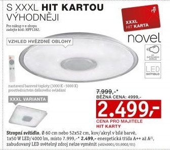 LED STROPNÍ SVÍTIDLO