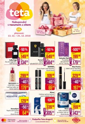 akční leták Teta drogerie 13.12.2018-24.12.2018