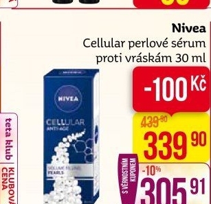 Pleťové perlové sérum Cellular Anti-age Nivea