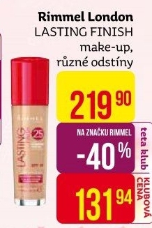 Make up Lasting Finish 25 H Rimmel