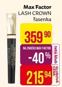 Řasenka Lash Crown Max Factor