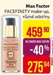 Make up Face Finity 3v1 Max Factor