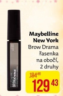 Řasenka na obočí Brow drama Maybelline