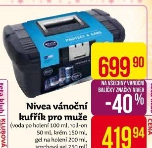 Dárkový kufřík pánský Nivea