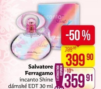 Toaletní voda dámská Incanto Shine Salvatore Ferragamo