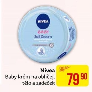 Krém hydratační na obličej a tělo dětský Baby Nivea