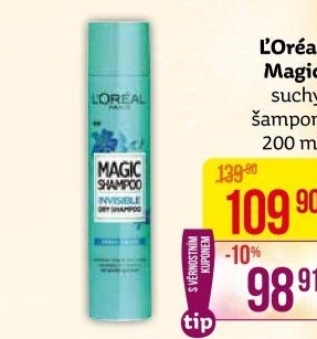 Suchý šampon Magic L'