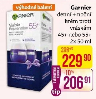Balení krém denní a noční proti vráskám Garnier