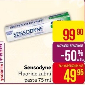 Pasta na zuby Fluoride Sensodyne