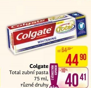 Pasta na zuby Total Colgate