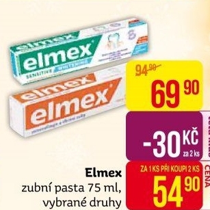 Pasty na zuby Elmex