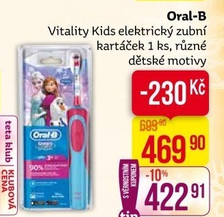 Dětský elektrický zubní kartáček Oral-B Vitality