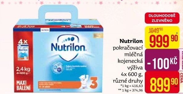 Kojenecké mléko Nutrilon