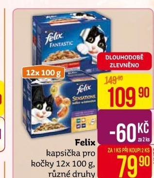 Kapsičky pro kočky Felix Purina