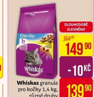 Granule pro kočky Whiskas