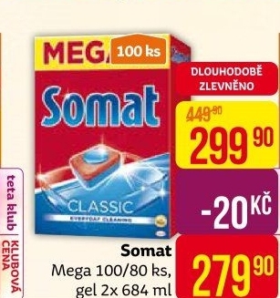 Tablety do myčky Somat