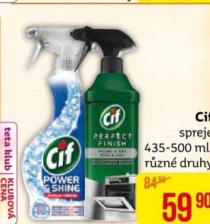 Čističe ve spreji Cif