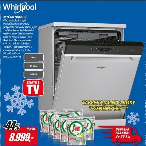 WFC 3C23PF X + JAR PLATINUMWHIRLPOOL