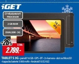 SMART G102 10,1 16GB 2GB 3G A7.0IGET